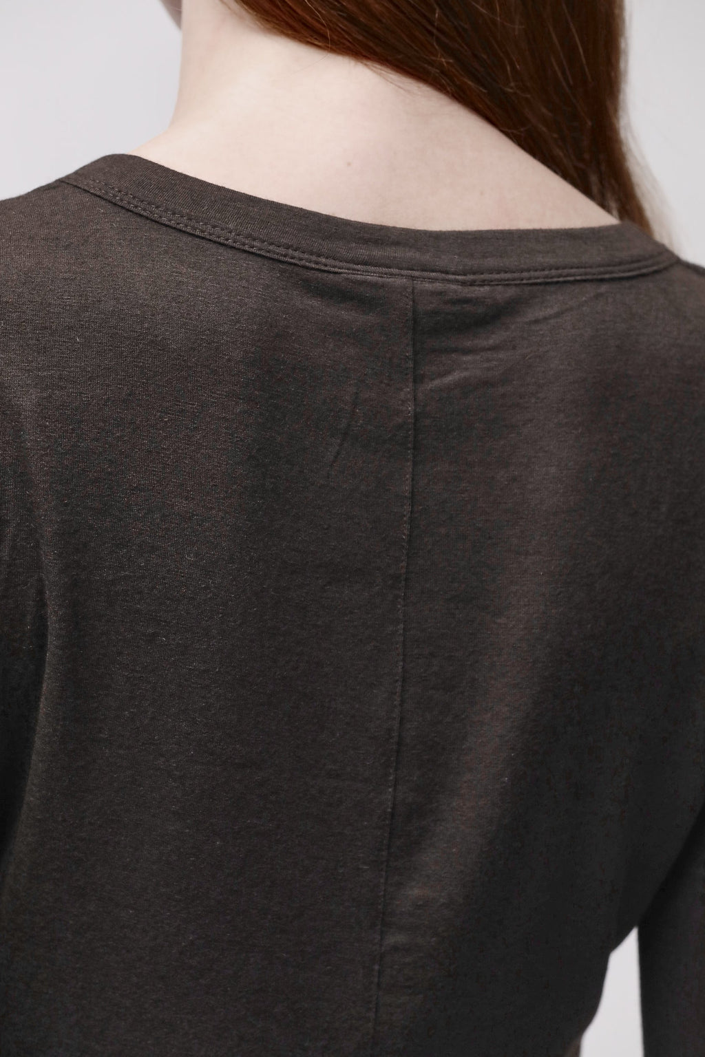 Thom Krom T-SHIRT W TS 652 KALTBRAUN