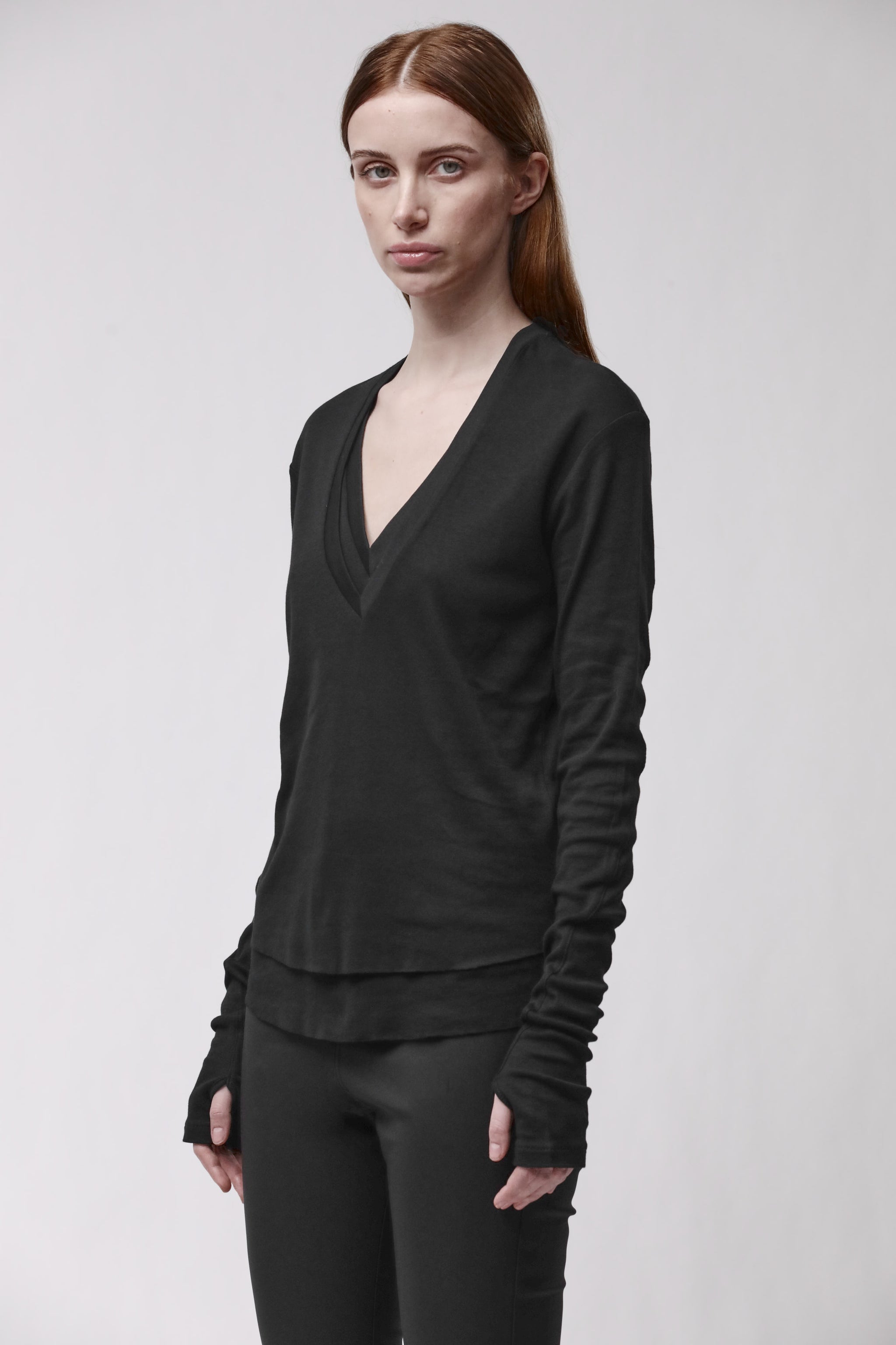 thom/krom T-SHIRT W TS 649 SCHWARZ