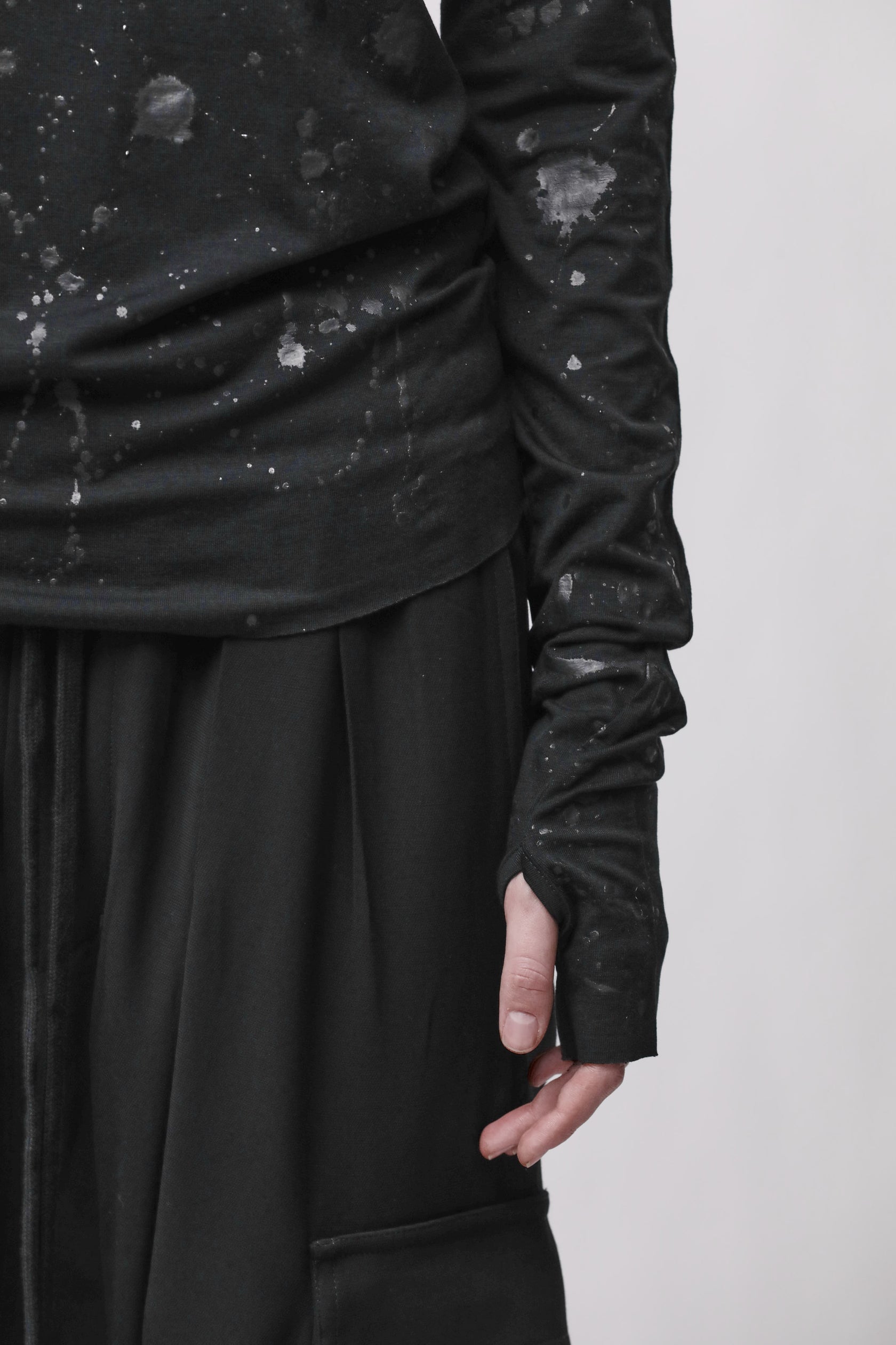 Thom Krom T-SHIRT W TS 633 SCHWARZ