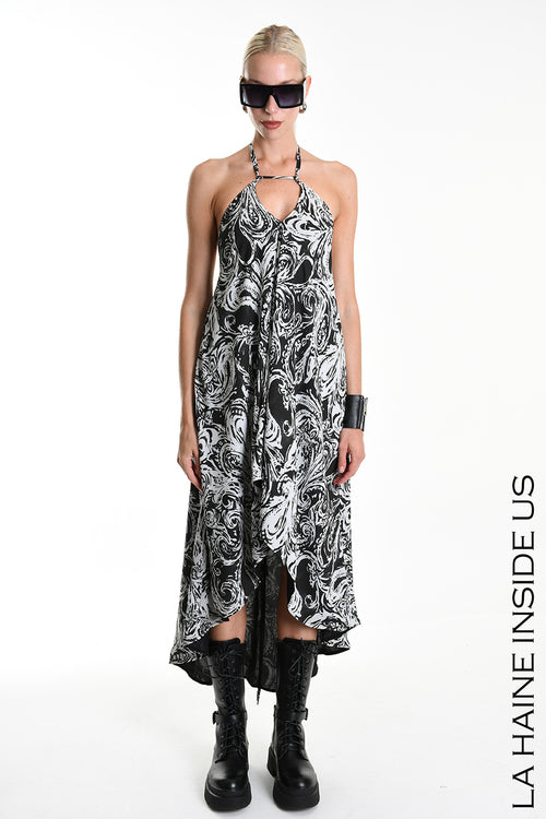 lahaineinsideus, rückenfreies Kleid