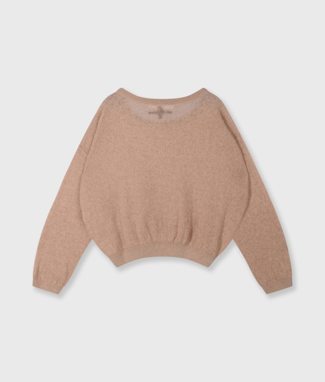 10 Days thin knit sweater Color 1340/light fudge