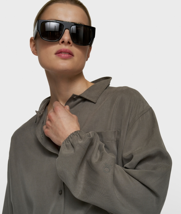 10 Days lyocell shirt color 1342/dark fog