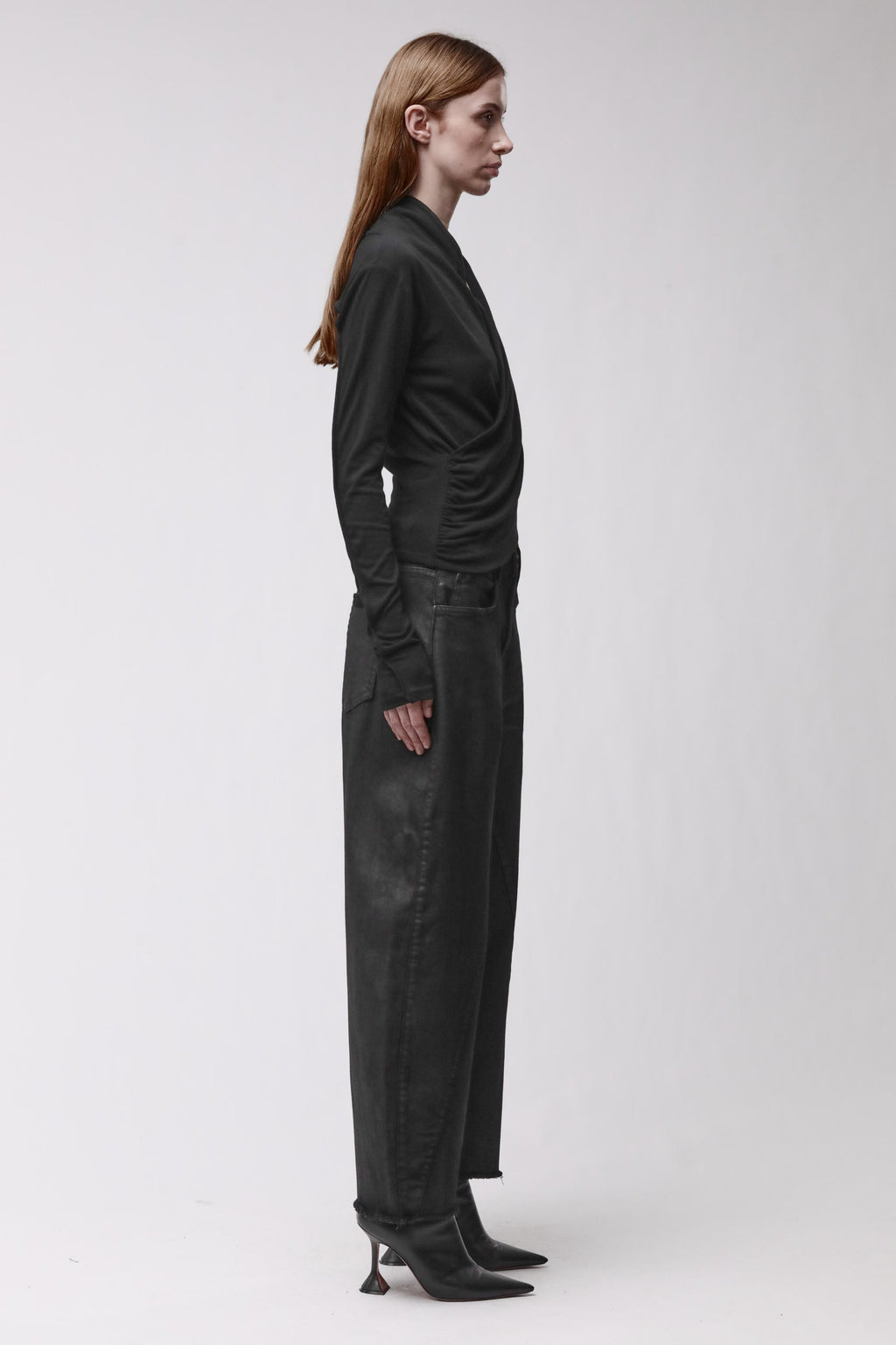 Thom Krom T-SHIRT W TS 632 SCHWARZ