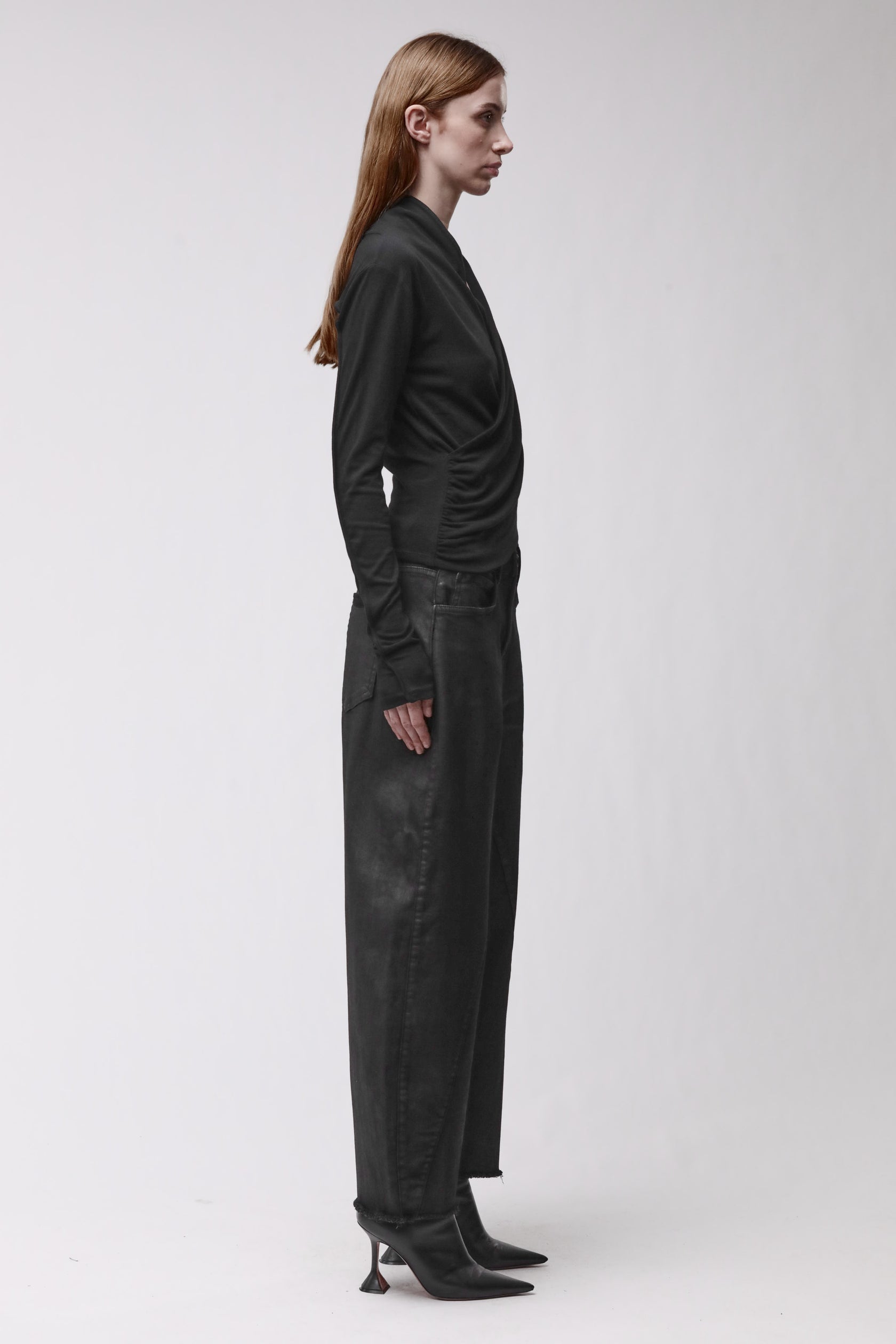 Thom Krom T-SHIRT W TS 632 SCHWARZ
