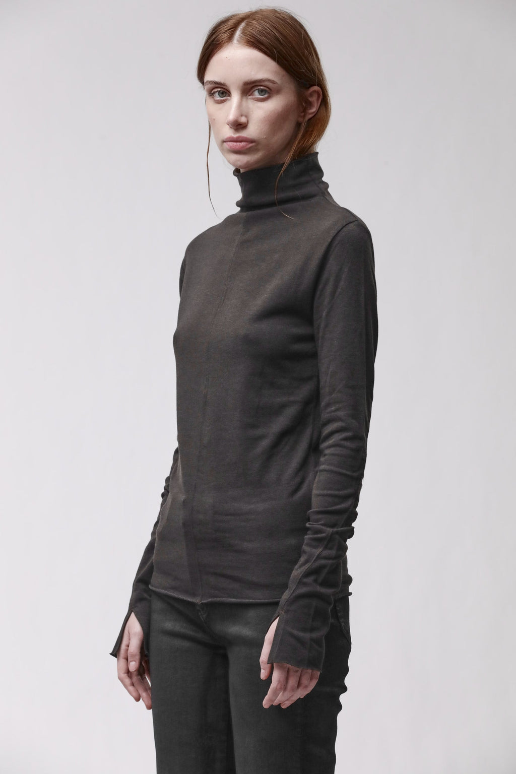Thom Krom T-SHIRT W TS 627 KALTBRAUN