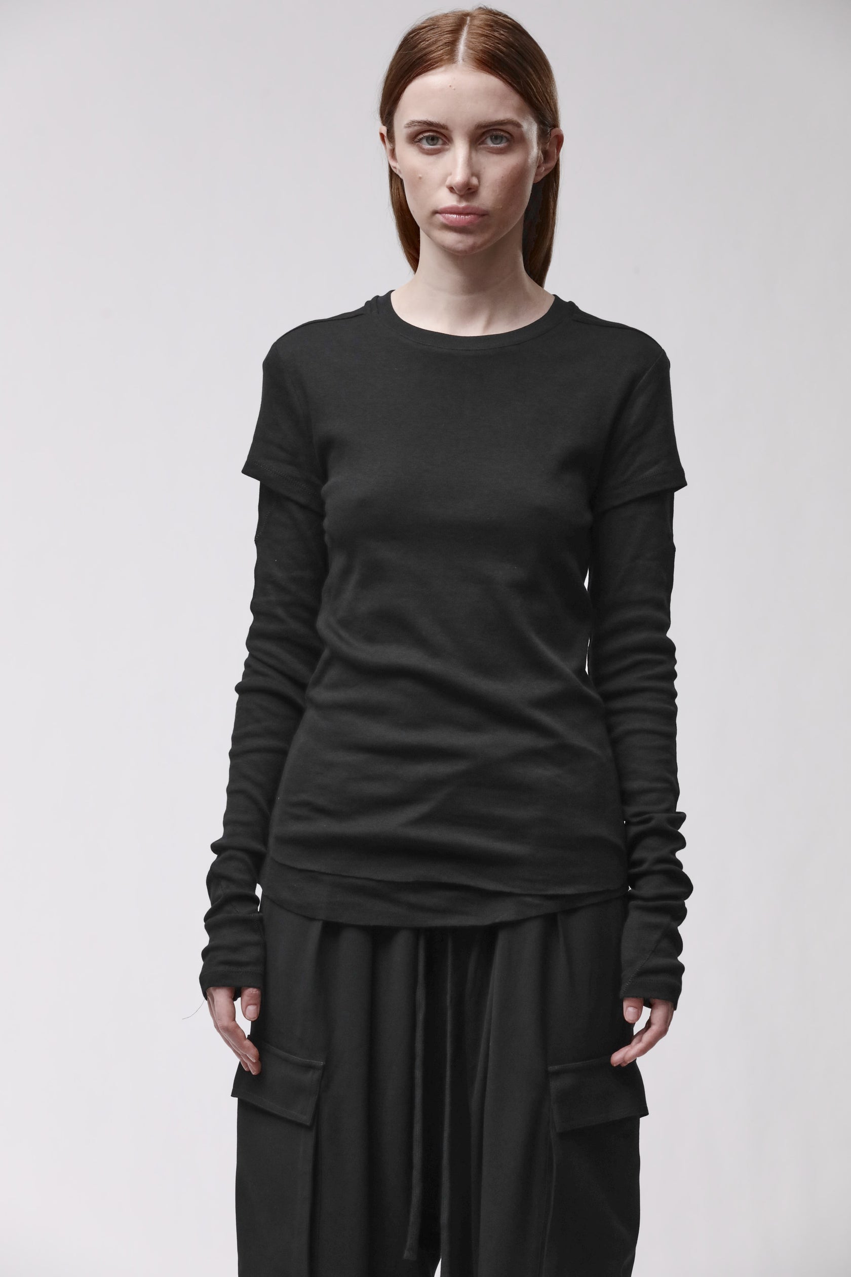 thom/krom T-SHIRT W TS 646 SCHWARZ