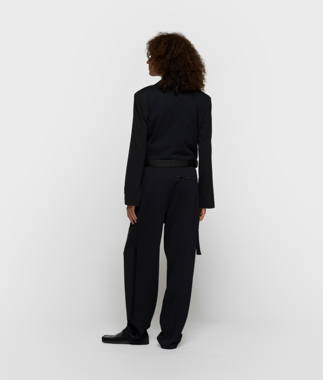 10 Days/
belted blazer crepe
