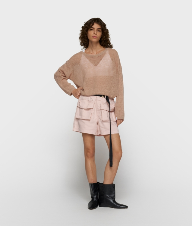 10 Days thin knit sweater Color 1340/light fudge