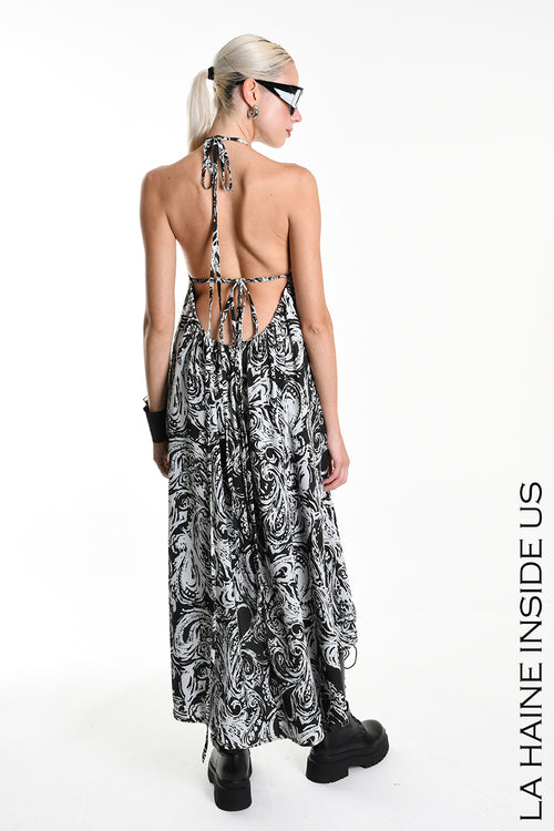 lahaineinsideus, rückenfreies Kleid