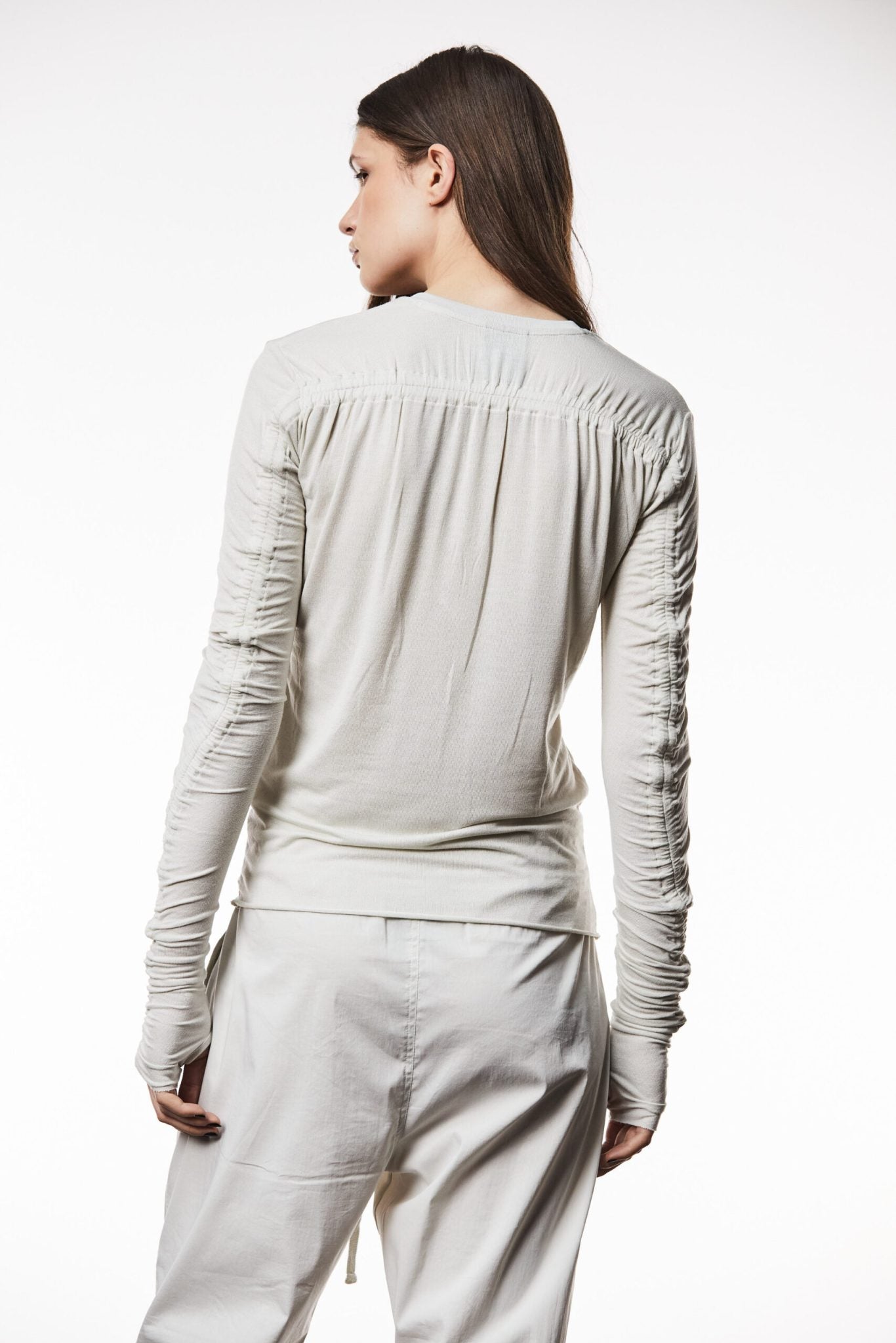 Thom/Krom langarm Shirt, W TS 557 DUNE