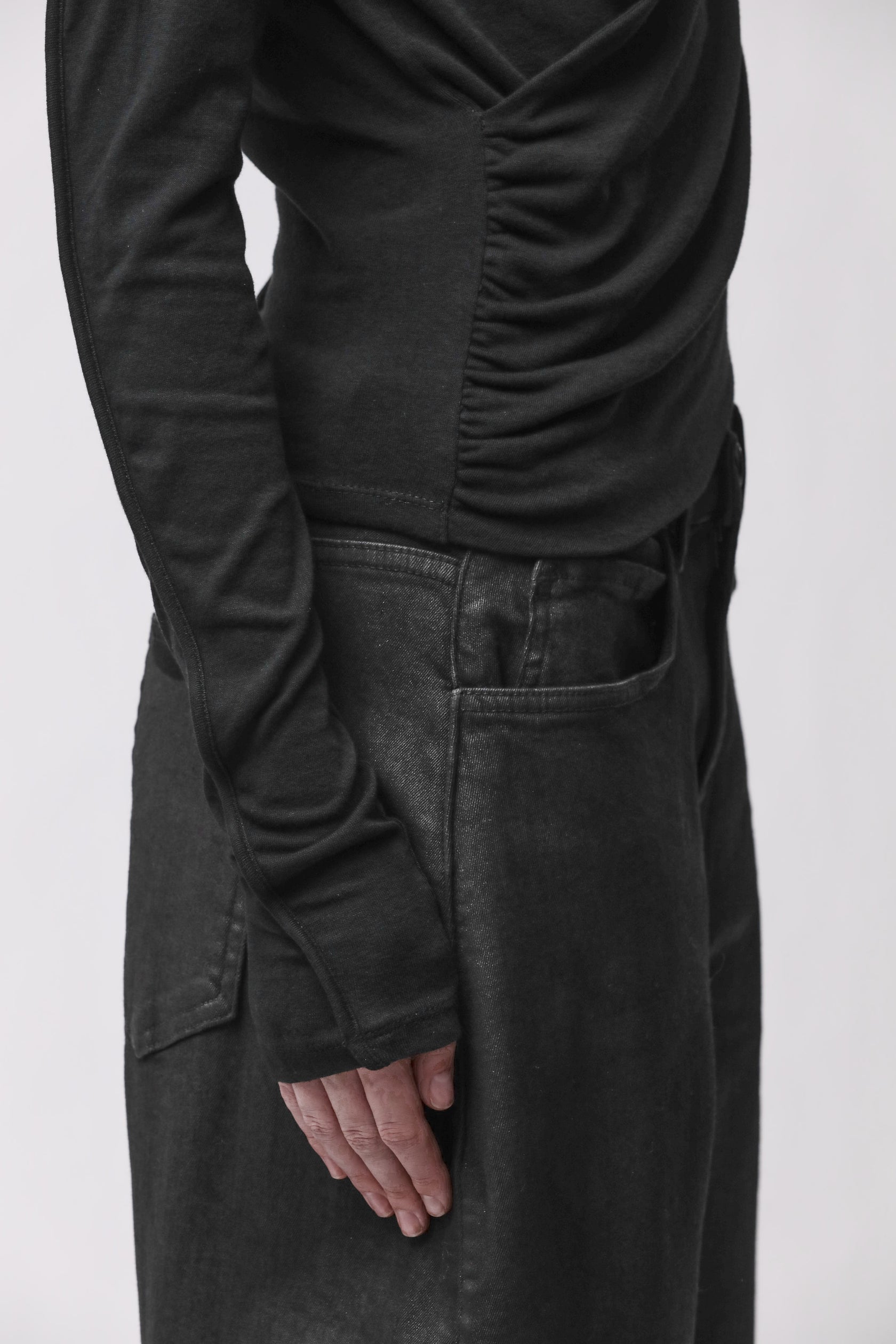 Thom Krom T-SHIRT W TS 632 SCHWARZ