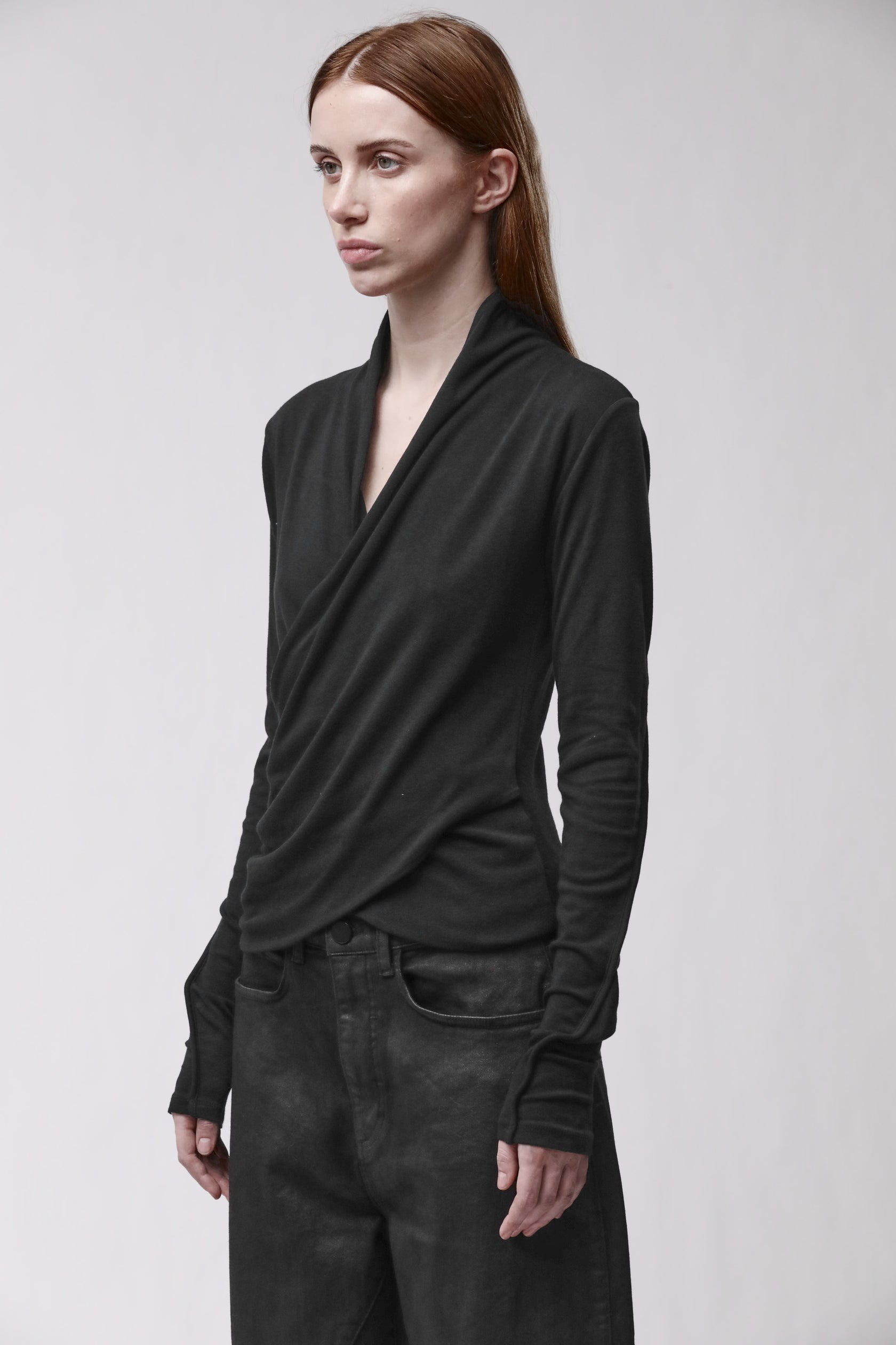 Thom Krom T-SHIRT W TS 632 SCHWARZ