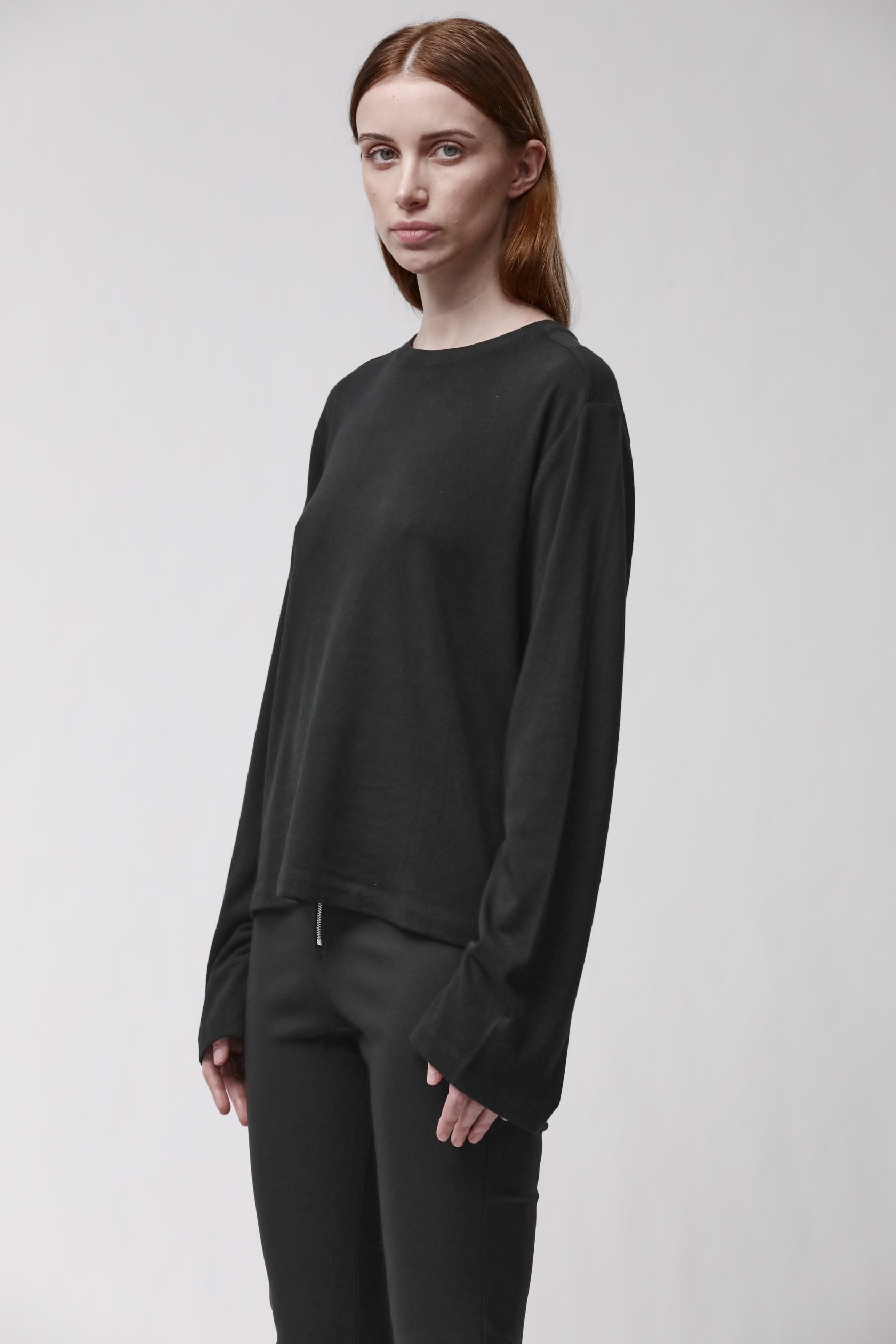 Thom Krom T-SHIRT W TS 651 SCHWARZ