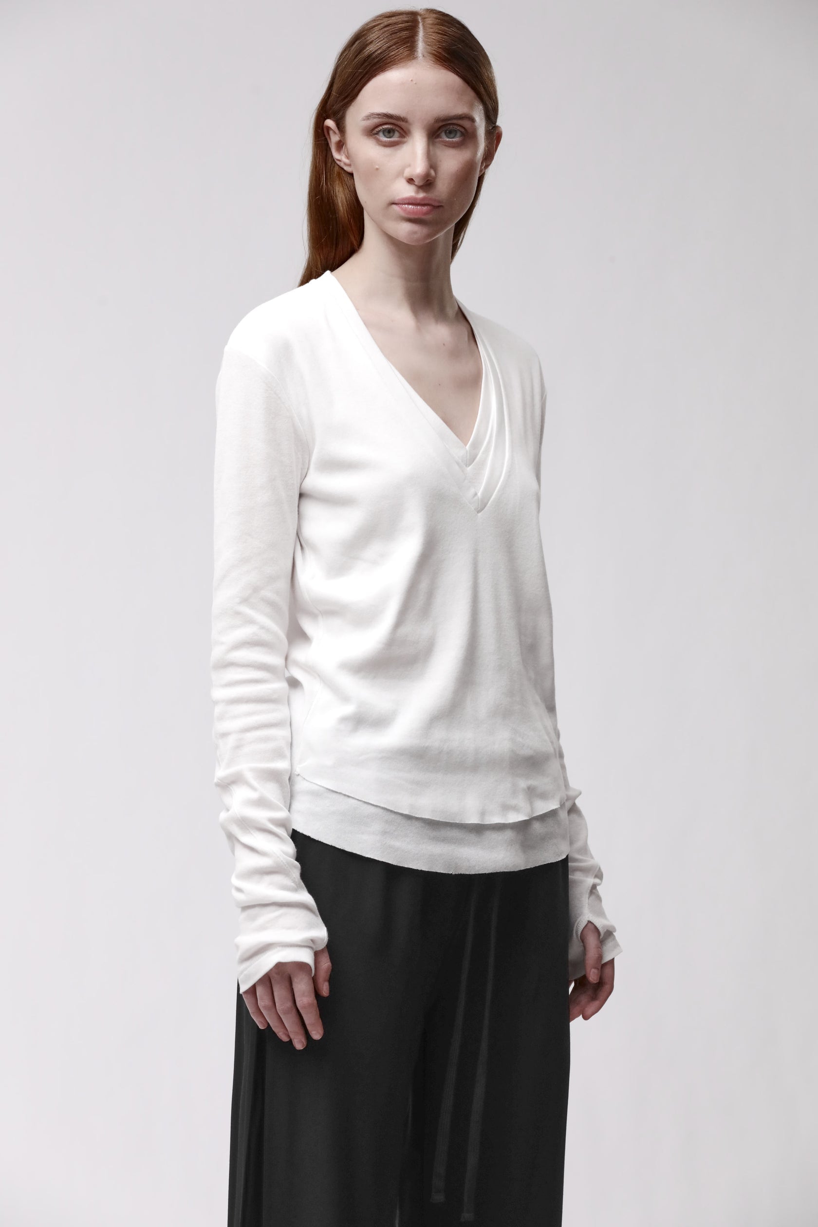 thom/krom T-SHIRT W TS 649 OFF WHITE