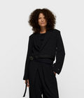 10 Days/
belted blazer crepe