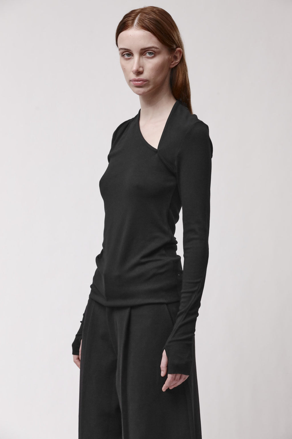 thom/krom T-SHIRT W TS 654 SCHWARZ