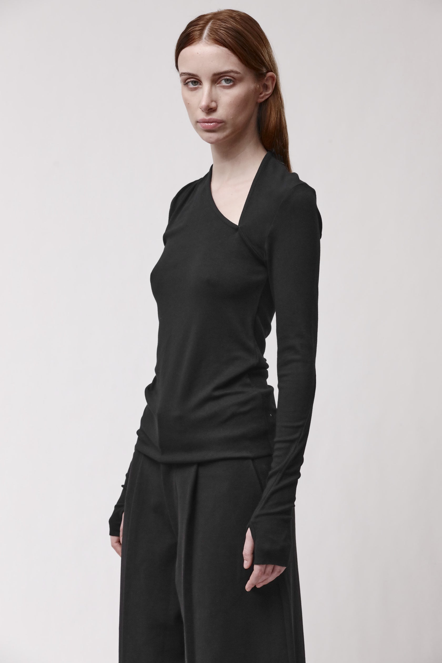 thom/krom T-SHIRT W TS 654 SCHWARZ