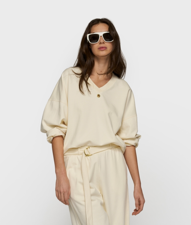 10 Days/sweater v-neck fleece