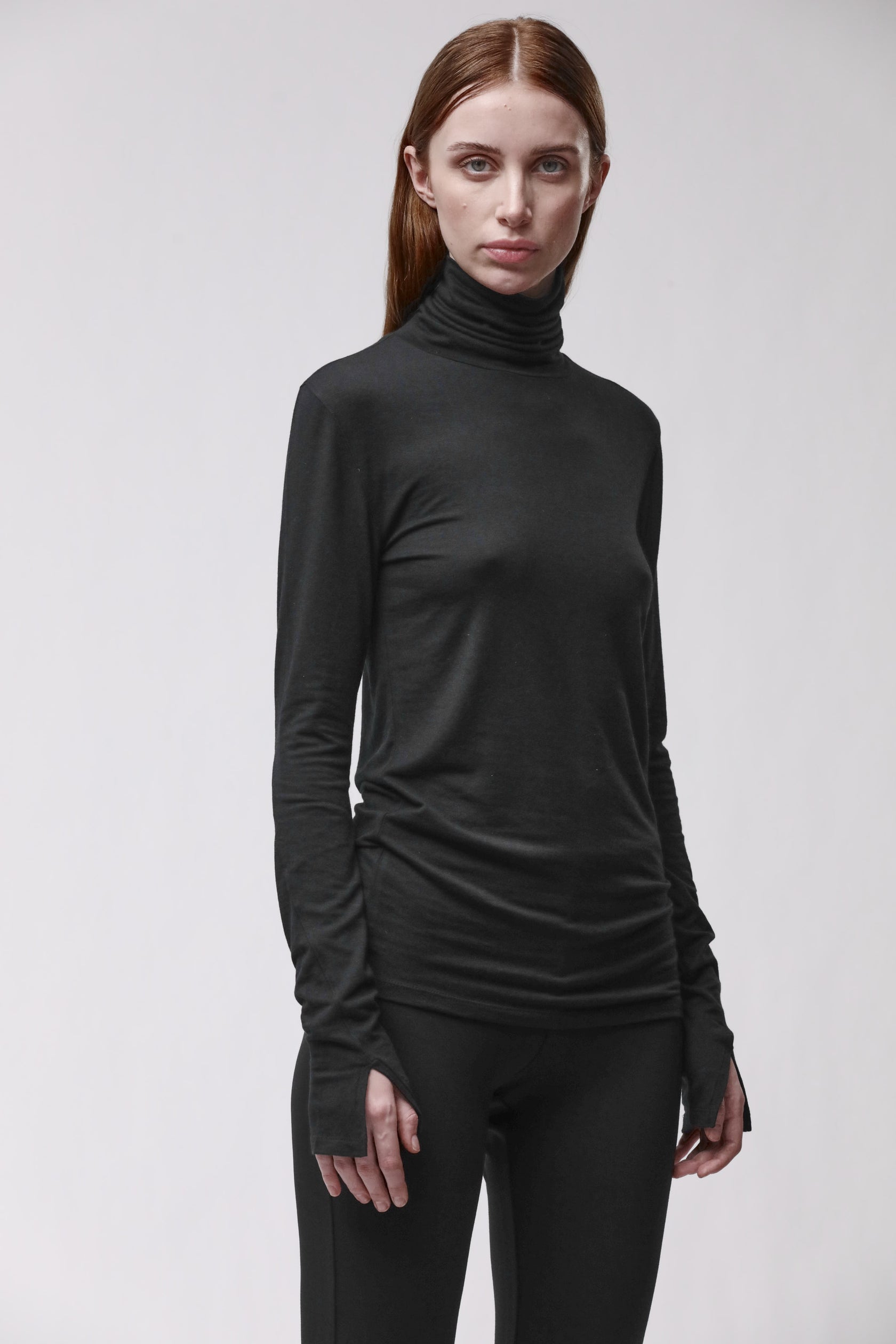 Thom Krom T-SHIRT W TS 637 SCHWARZ