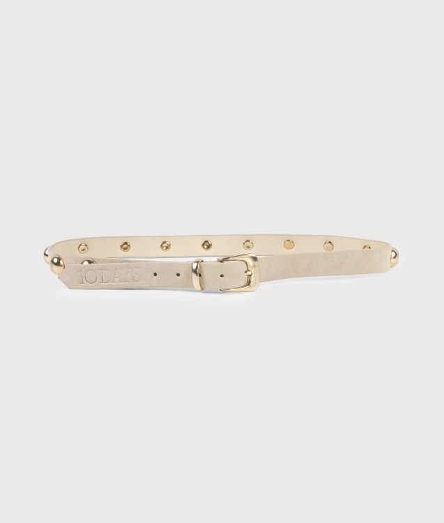 10 Days/suede belt studs
