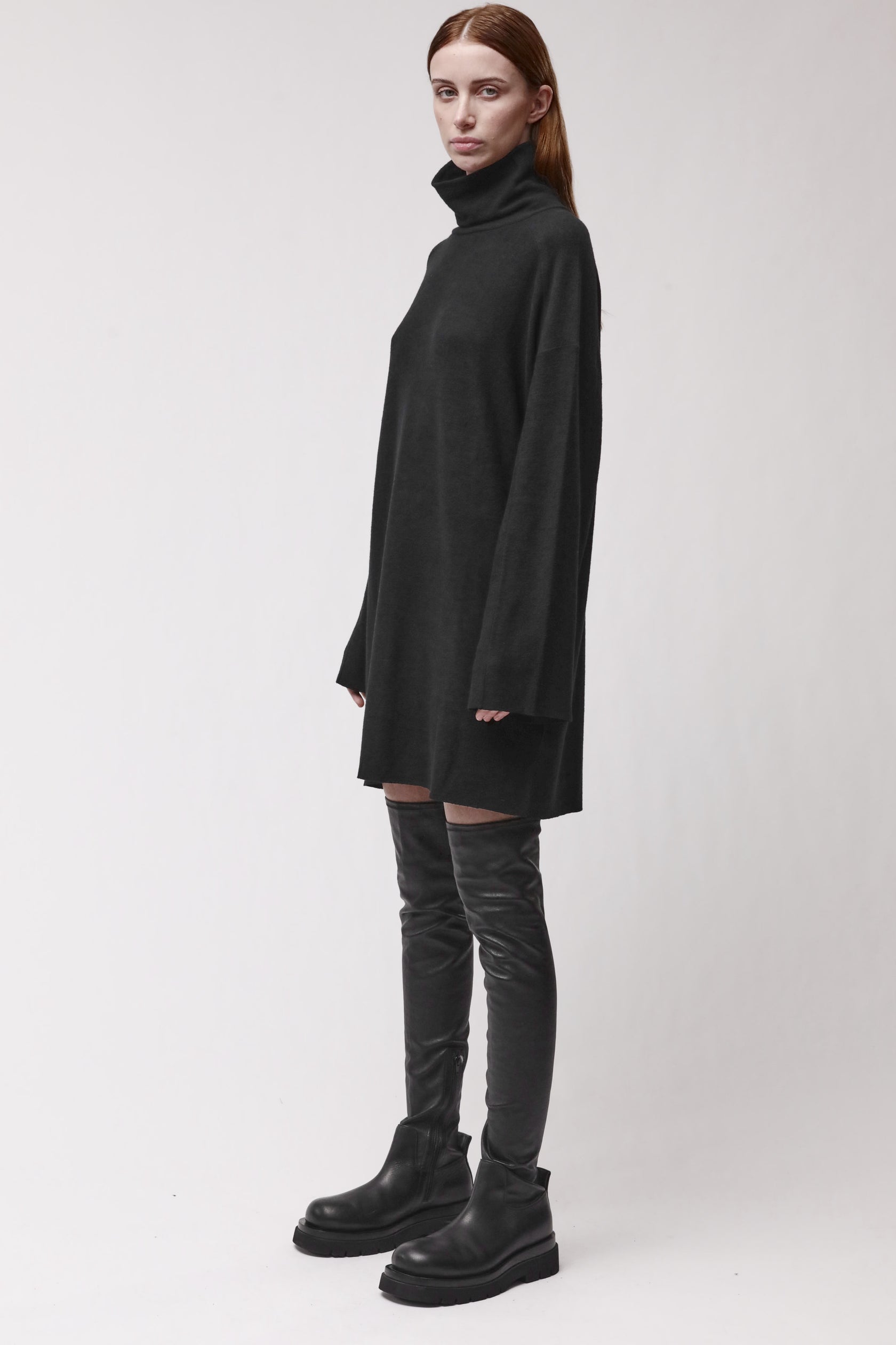 Thom Krom Kleid WD 72 SCHWARZ