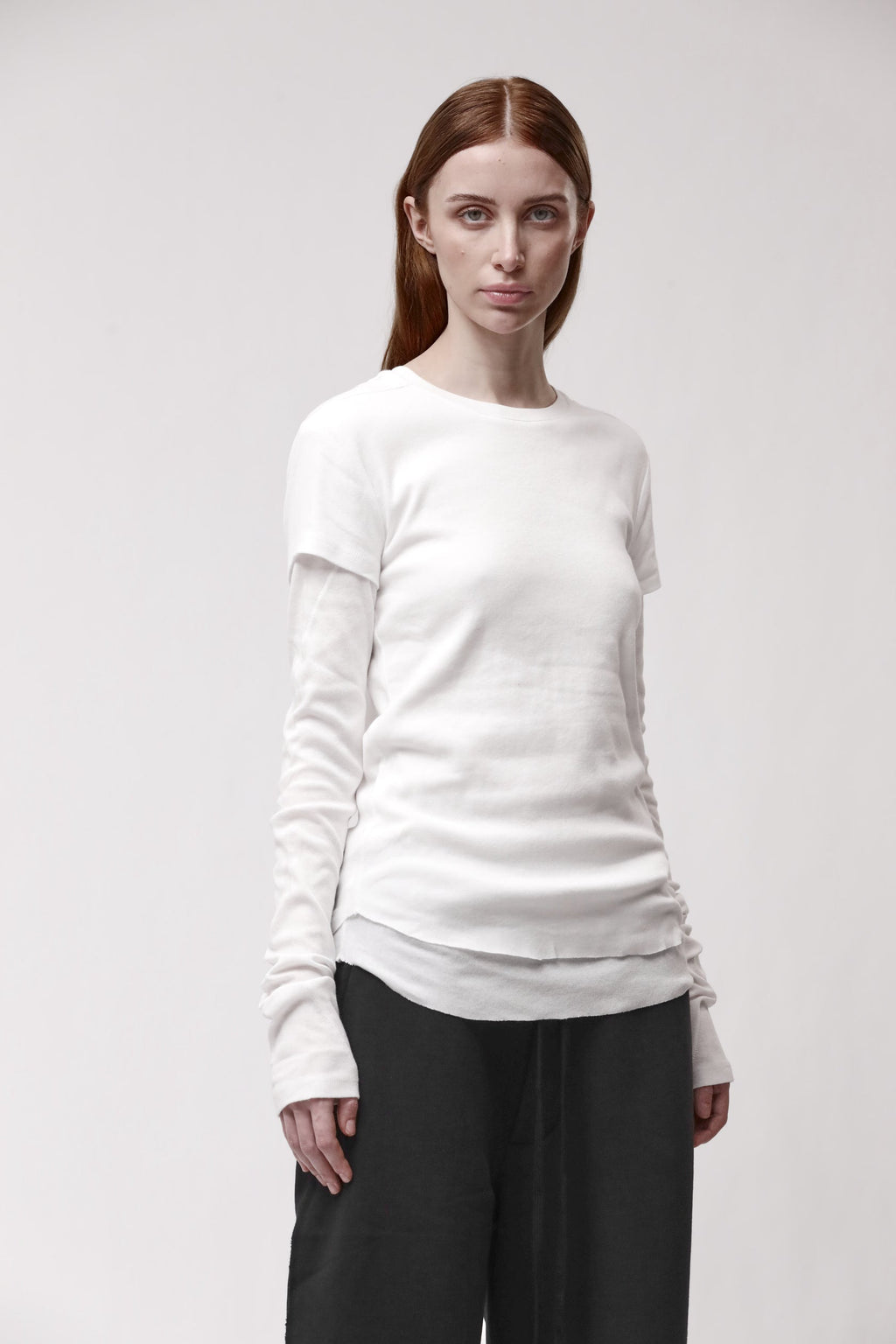 thom/krom T-SHIRT W TS 646 OFF WHITE