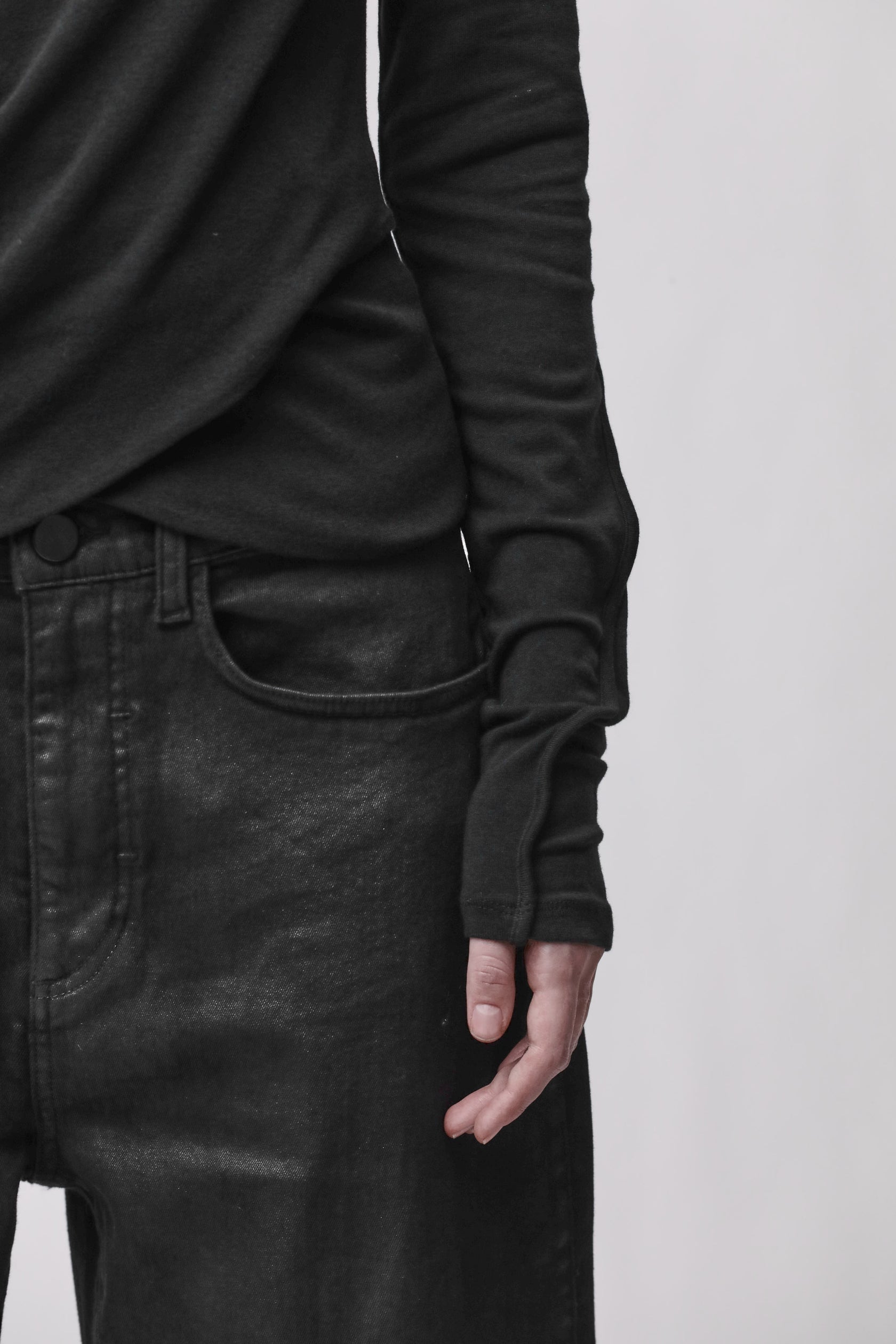 Thom Krom T-SHIRT W TS 632 SCHWARZ