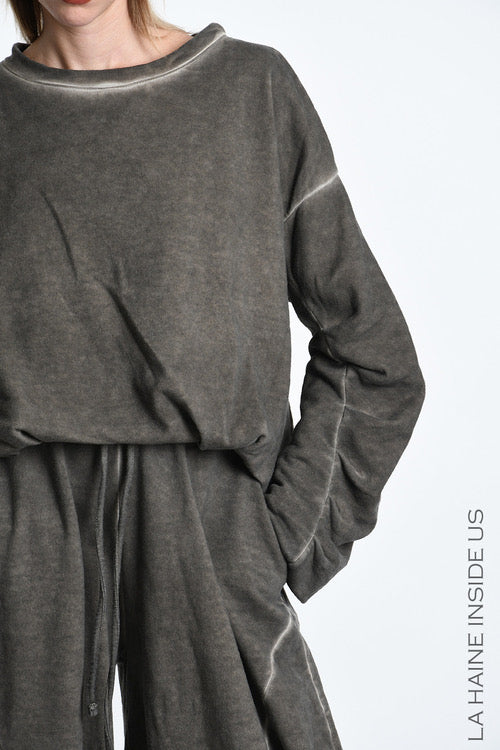 Lahaineinsideus, Doppelter Crop Sweatshirt