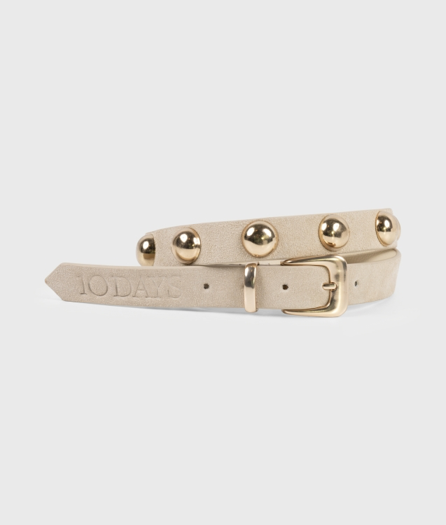 10 Days/suede belt studs