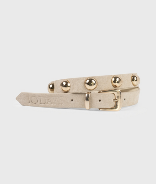 10 Days/suede belt studs