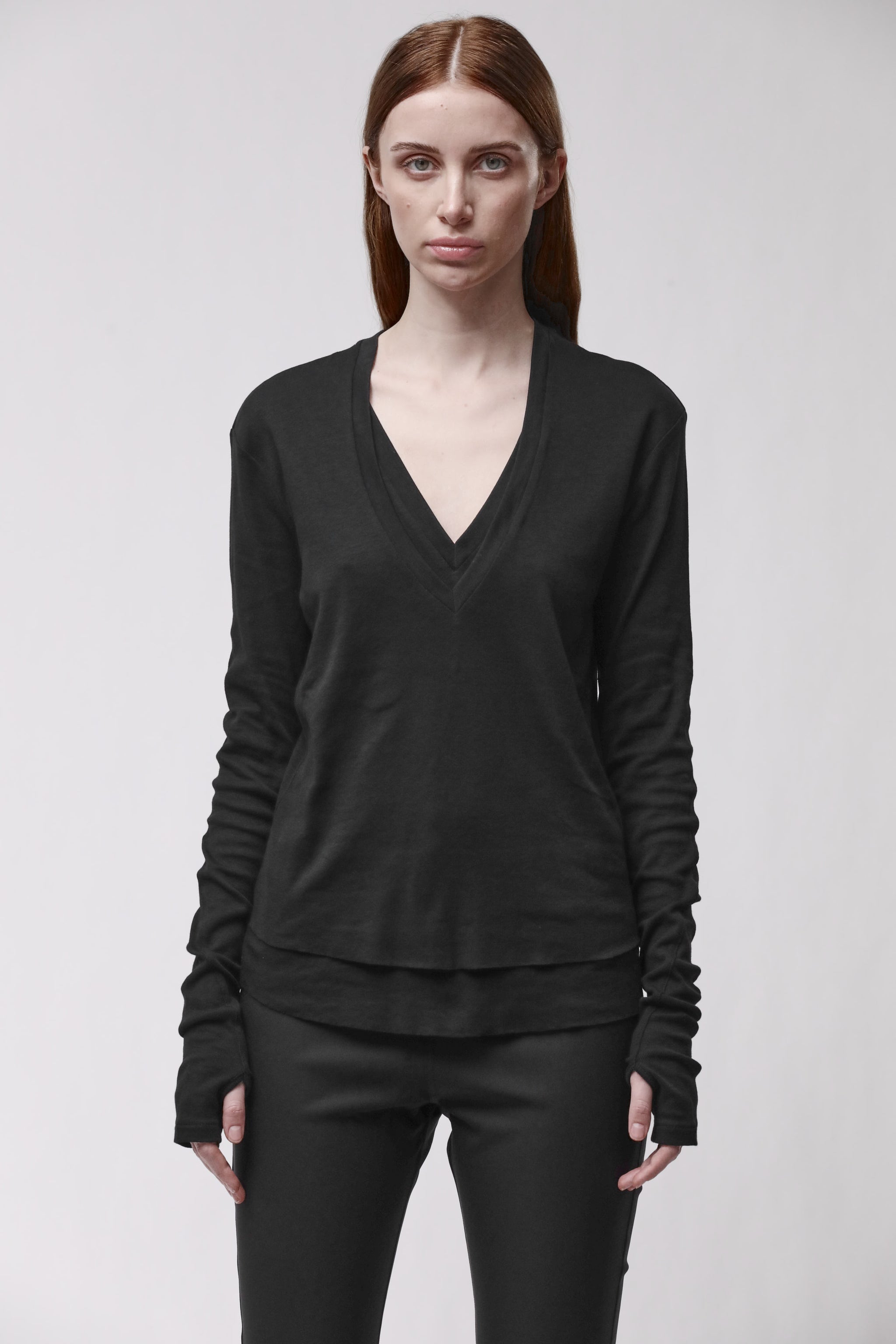 thom/krom T-SHIRT W TS 649 SCHWARZ