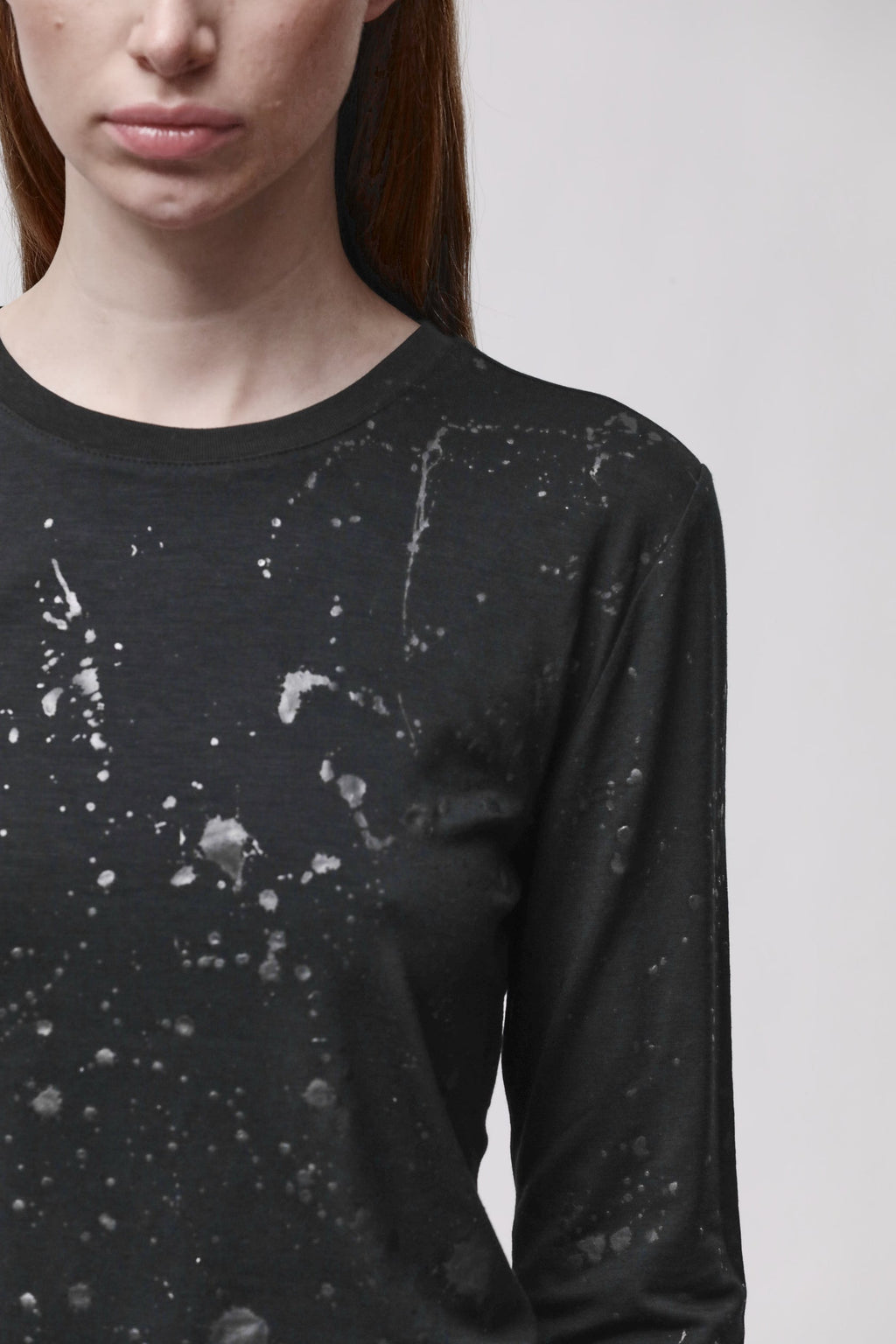 Thom Krom T-SHIRT W TS 633 SCHWARZ
