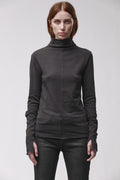 Thom Krom T-SHIRT W TS 627 KALTBRAUN