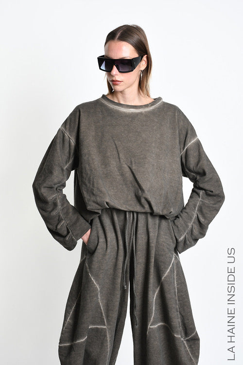 Lahaineinsideus, Doppelter Crop Sweatshirt